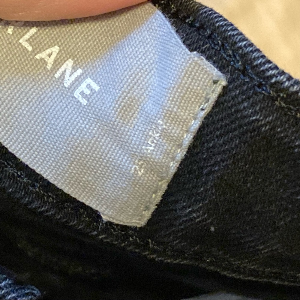 Everlane High Rise black skinny jeans size 25 ankle length - Picture 5 of 11